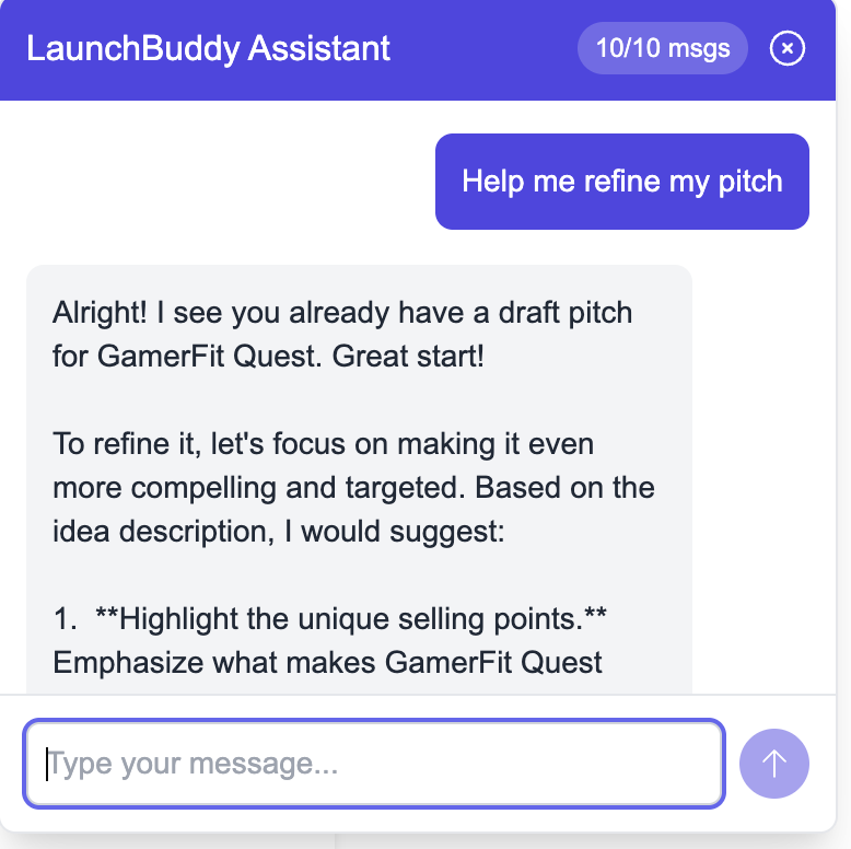 AI Assistant Interface