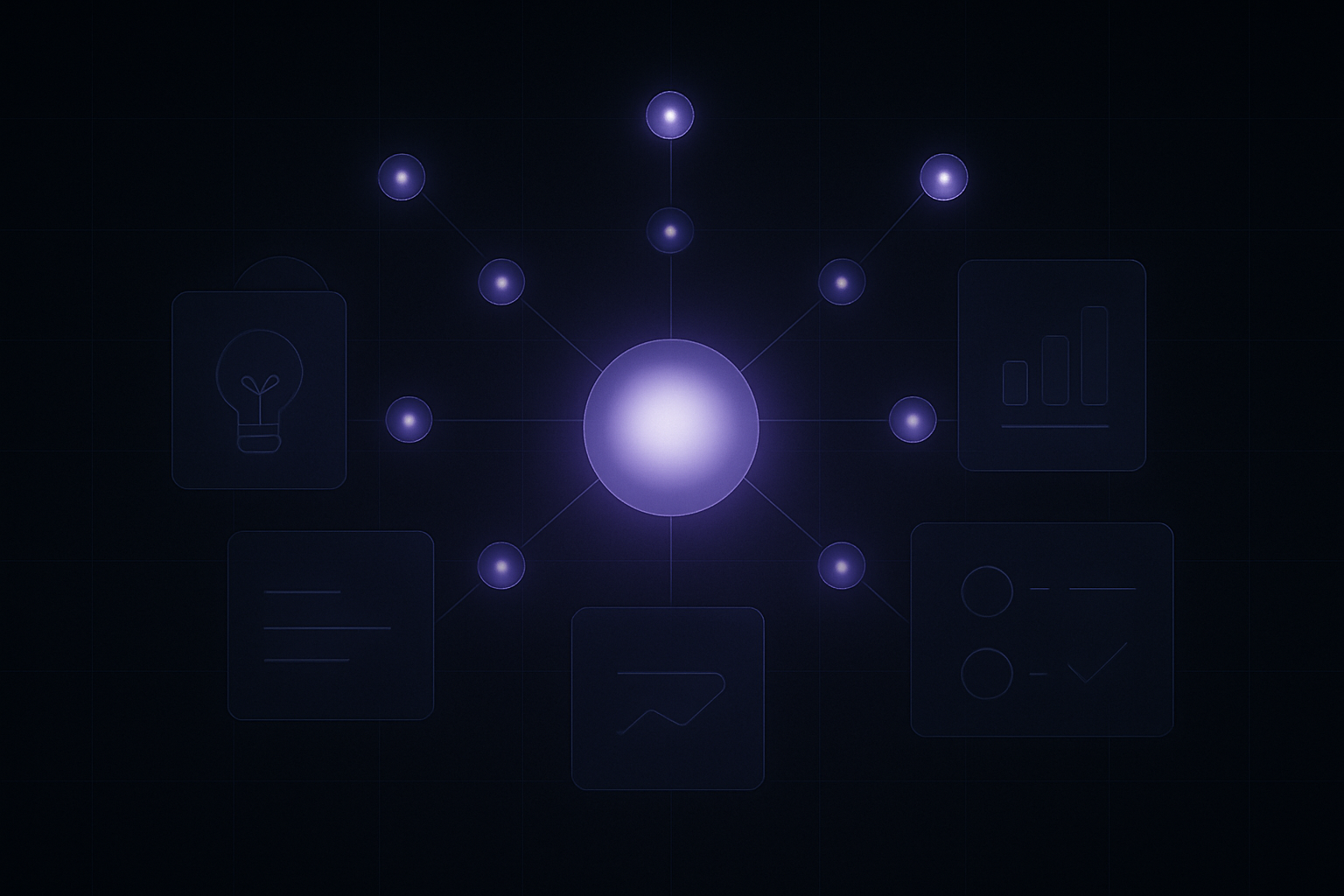 AI agents hub orchestrating panels