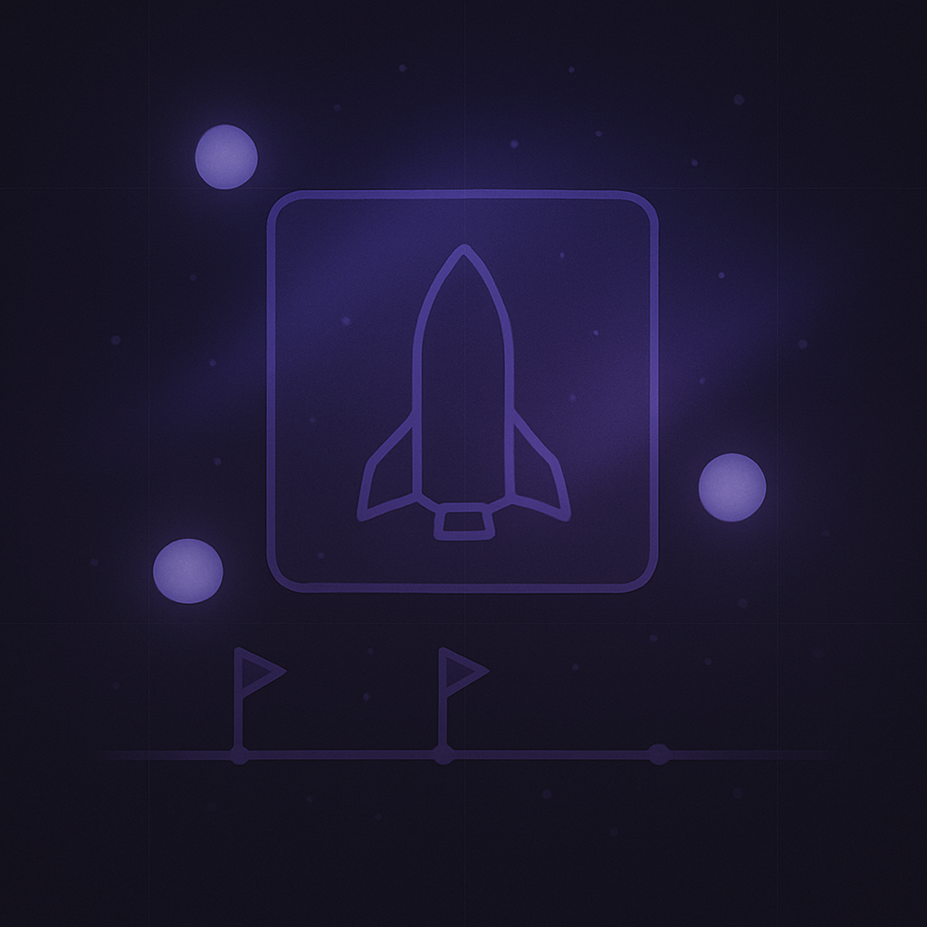 Launch agents around a rocket
